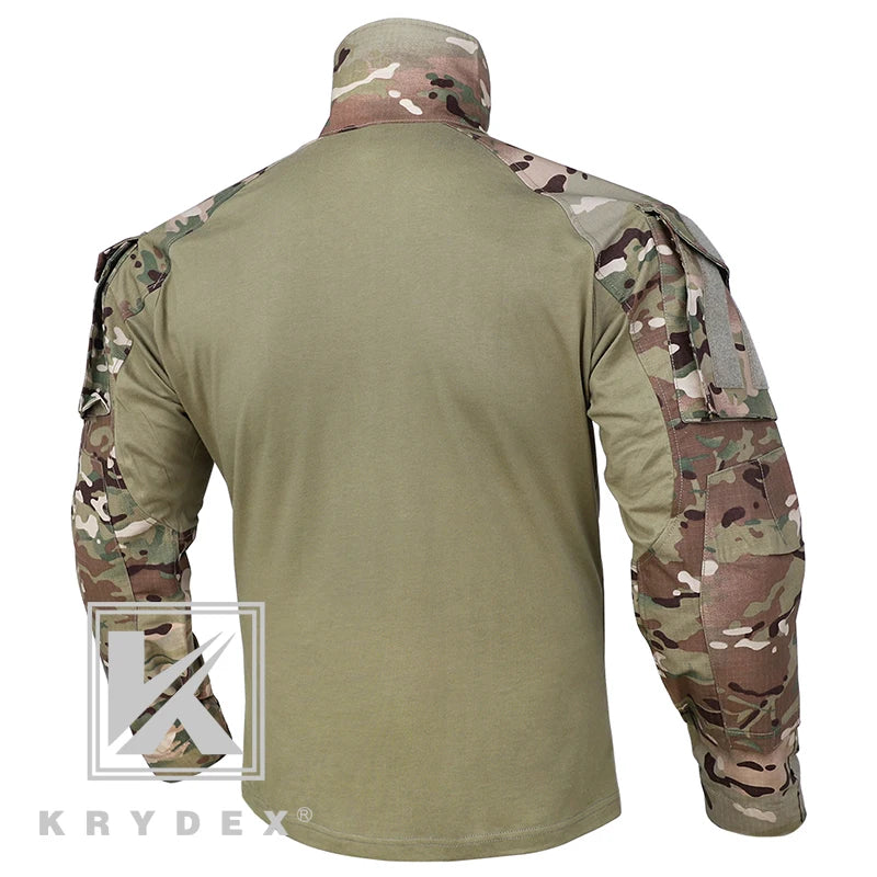 Combat Shirt with Elbow Pads For Hunting Outdoor Tops