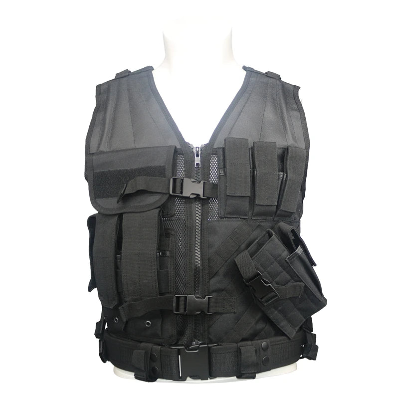 Paintball Outdoor CS Hunting Body Armor Plate Carrier Protective Coat