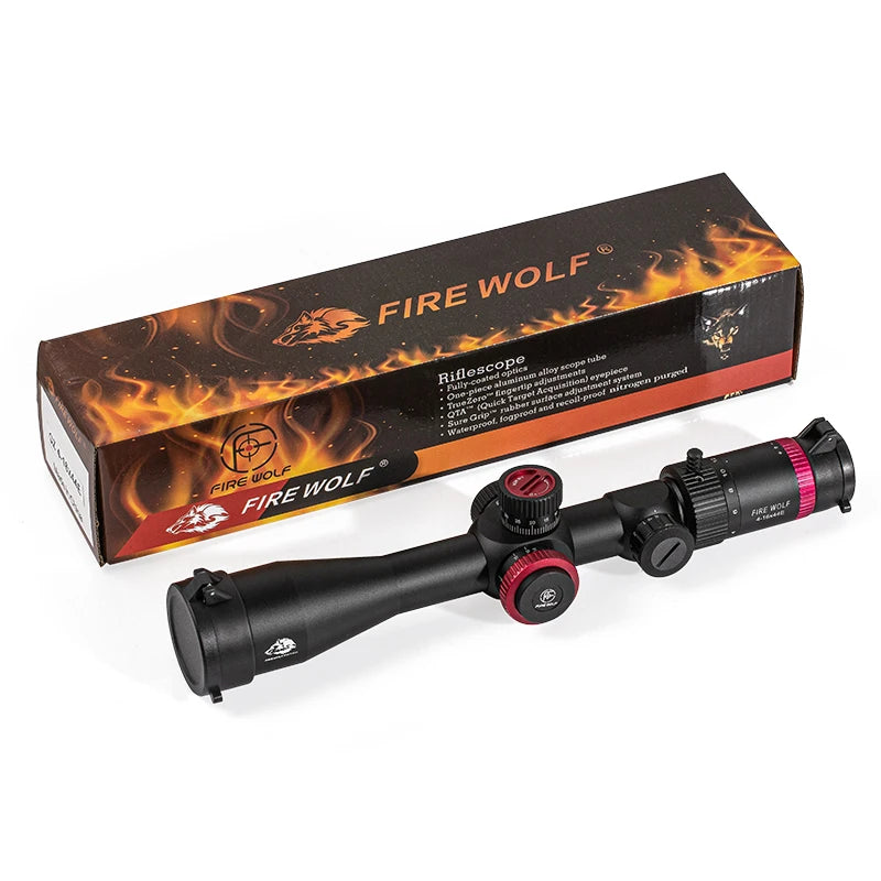 4-16X44 Scope Red Green Hunting Optical Sight Sniper Riflescope