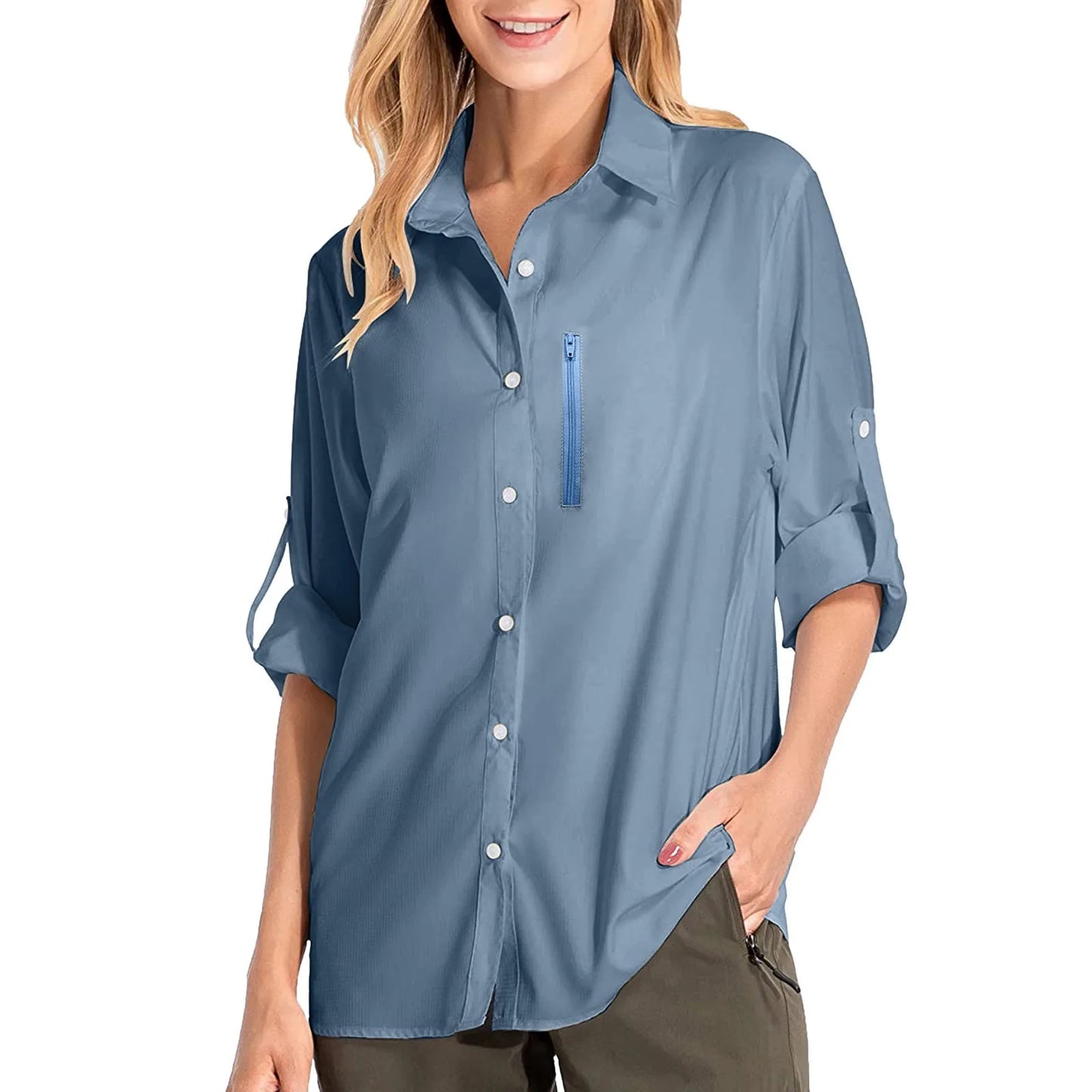 Long Sleeve Sunscreen Sun Protection Female Hiking Shirt