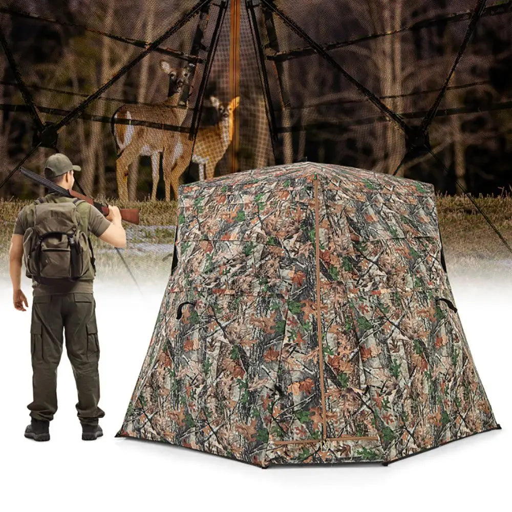 Hign-concerned 360 Degree See Through Ground Hunting Blind