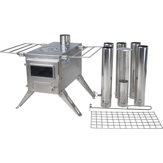 Tiny Portable Wood Burning Stove for Tents,Shelters