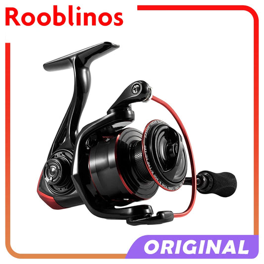 Fishing Reel Spinning Reel 5.2:1 Black Red 10kg