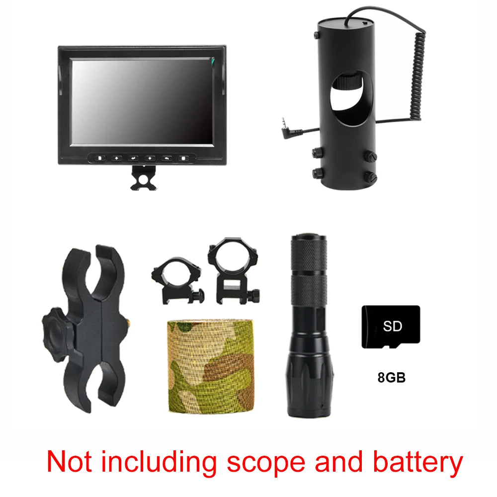 Night Vision Riflescope Hunting Scopes Optics Sight Tactical 850nm Infrared LED IR