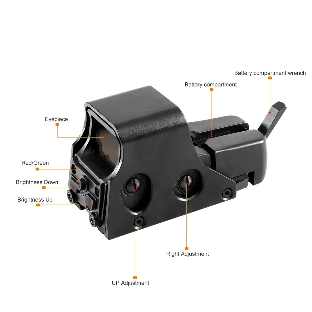 Red Green Dot Holographic Hunting Reflex Sight Riflescope 20mm
