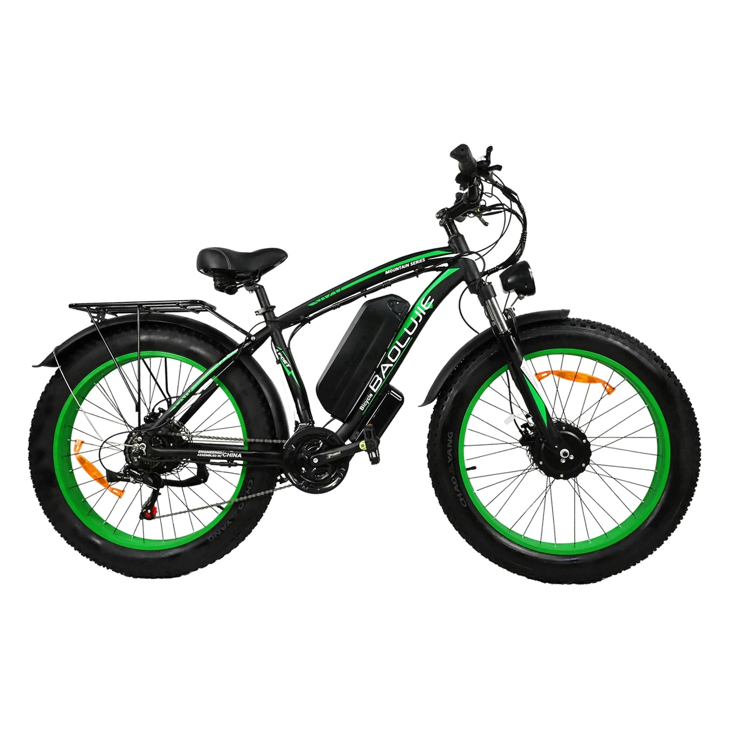 3000W Electric Commuter All Terrain Bike With 48V 23Ah Battery