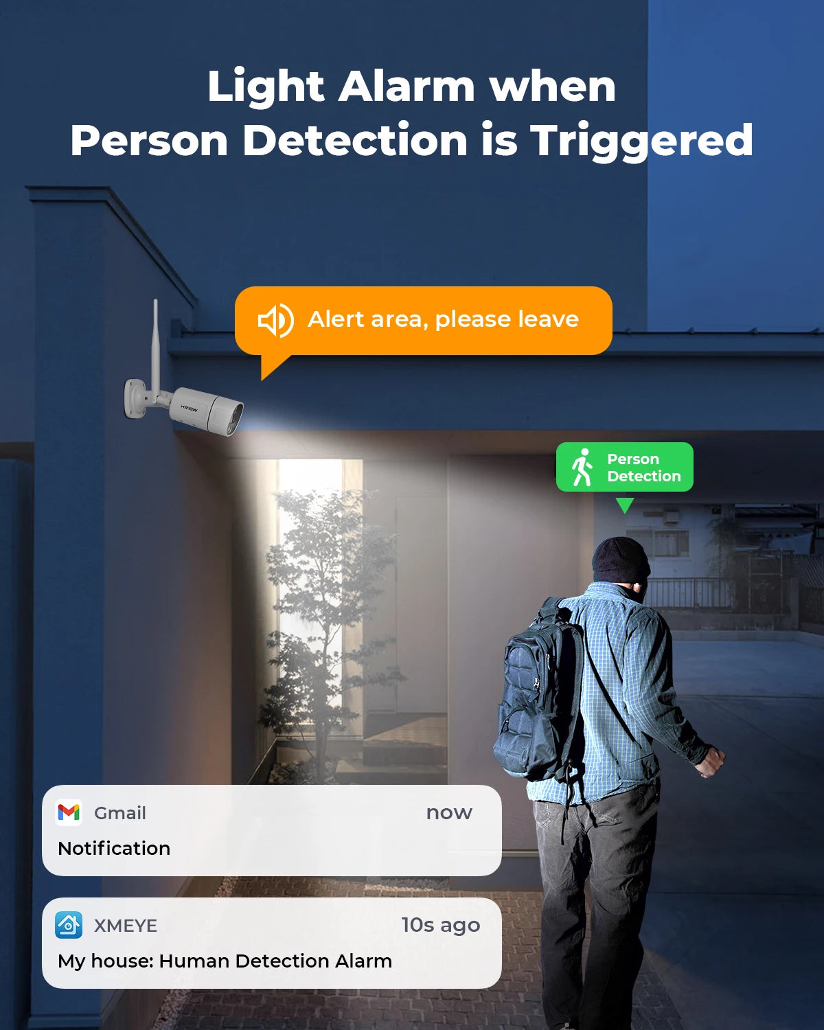 H.VIEW Wireless IP Camera Security System 4 Pack Kit