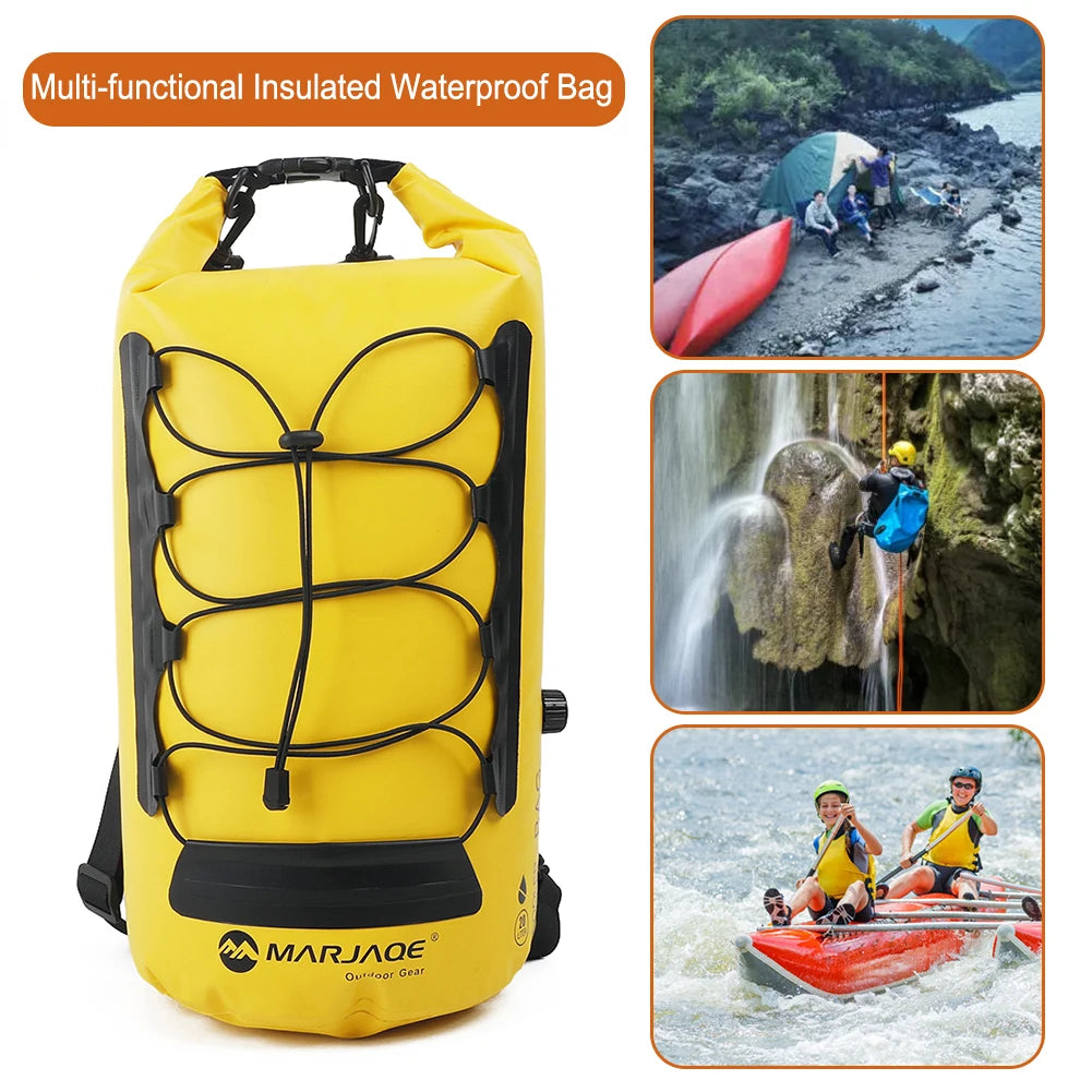 20L Outdoor Storage Backpack Dry Wet Separation Roll