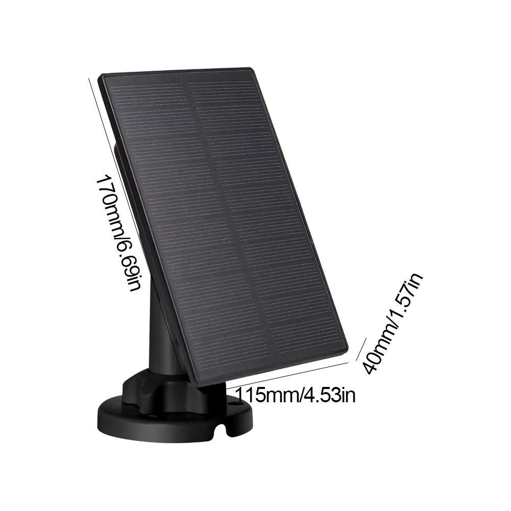 Trail Cam Solar Panel 360° Rotation Build-in 5000mAH Battery Solar Battery Charger