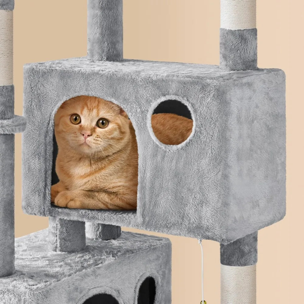 Cat Tree Tower for Indoor Cats Multi-Level Activity Center