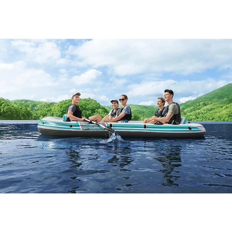 Inflatable Raft Set  for Kids and Adults | Great for Ponds, Lakes, Rivers