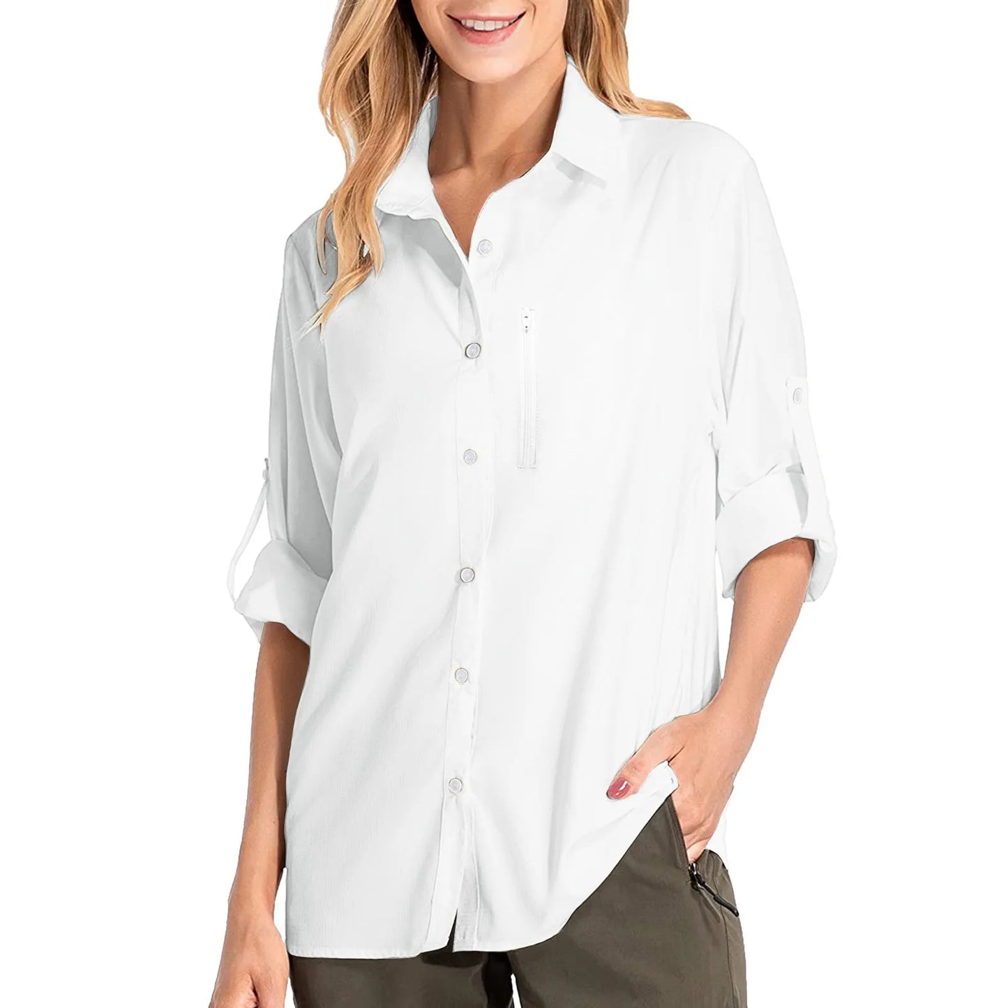 Long Sleeve Sunscreen Sun Protection Female Hiking Shirt