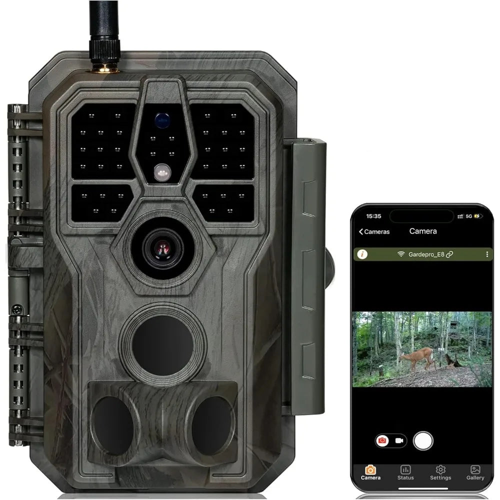 Trail Camera WiFi 32MP 1296p Fast 0.1s Trigger Speed Motion Activated 100ft