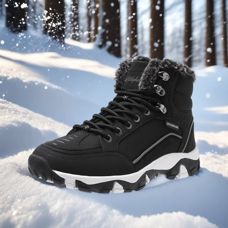 Womens Winter Hiking Boots Waterproof Snow Boots for Outdoor Trekking