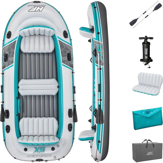 Inflatable Raft Set  for Kids and Adults | Great for Ponds, Lakes, Rivers