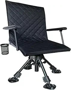 XMSJ Hunting Blind Chair With Cover Alloy Steel 4 Leg