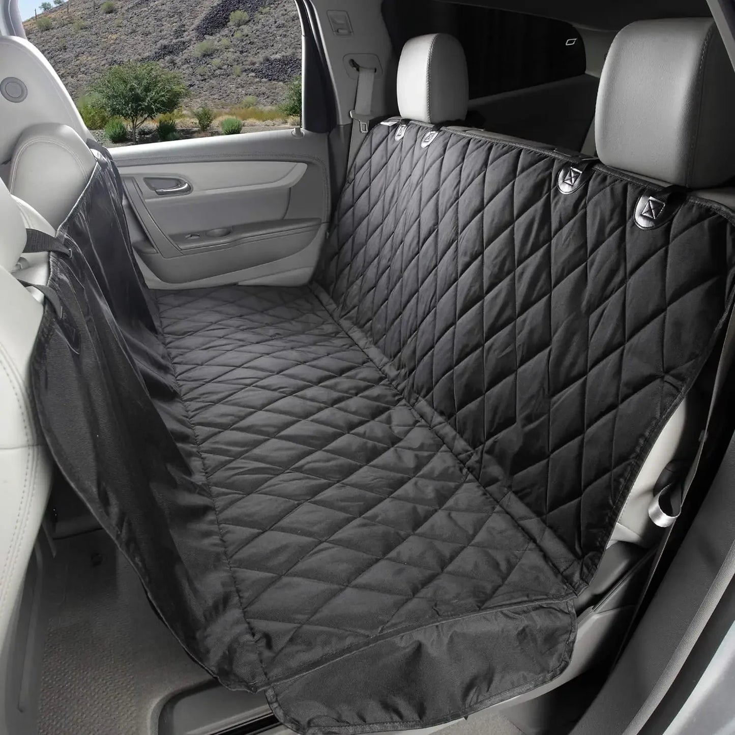 Dog Backseat Cover for Cars, SUVs, and Trucks – Waterproof Layers