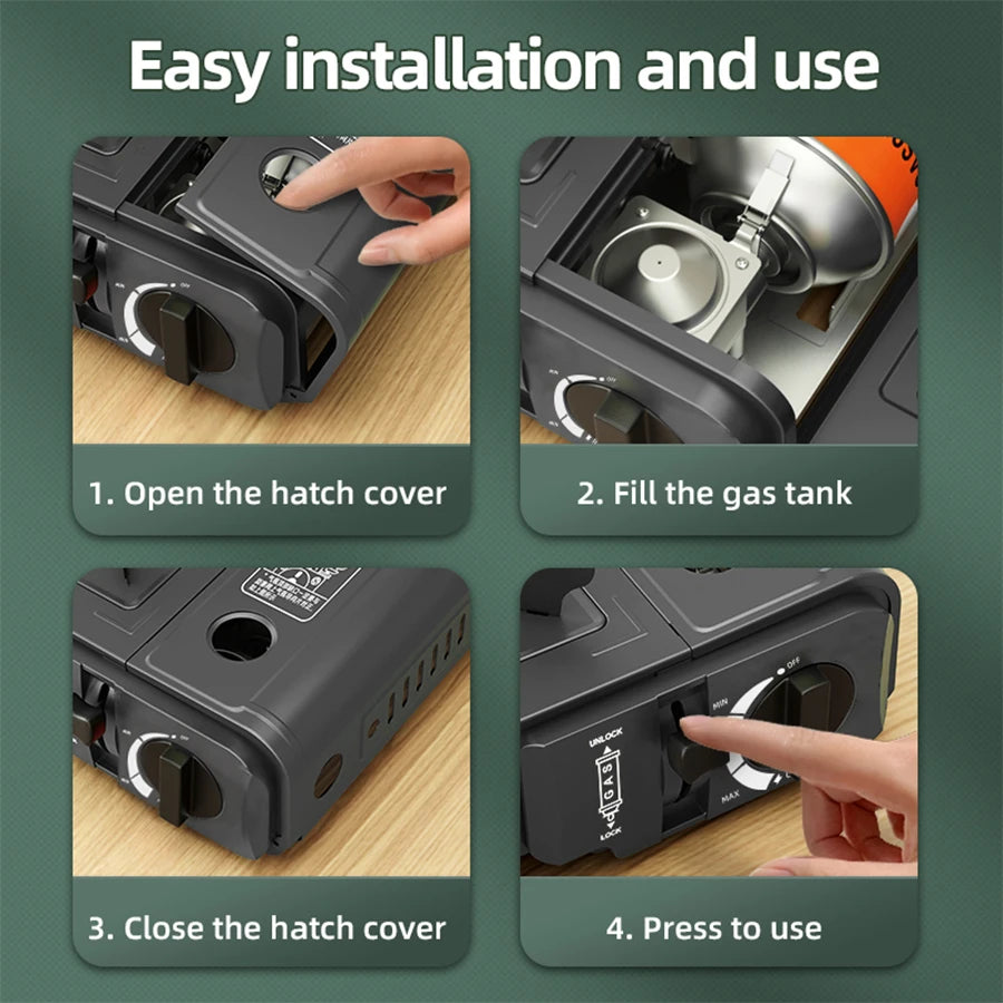Portable Gas Stove Suitable for Outdoor Camping