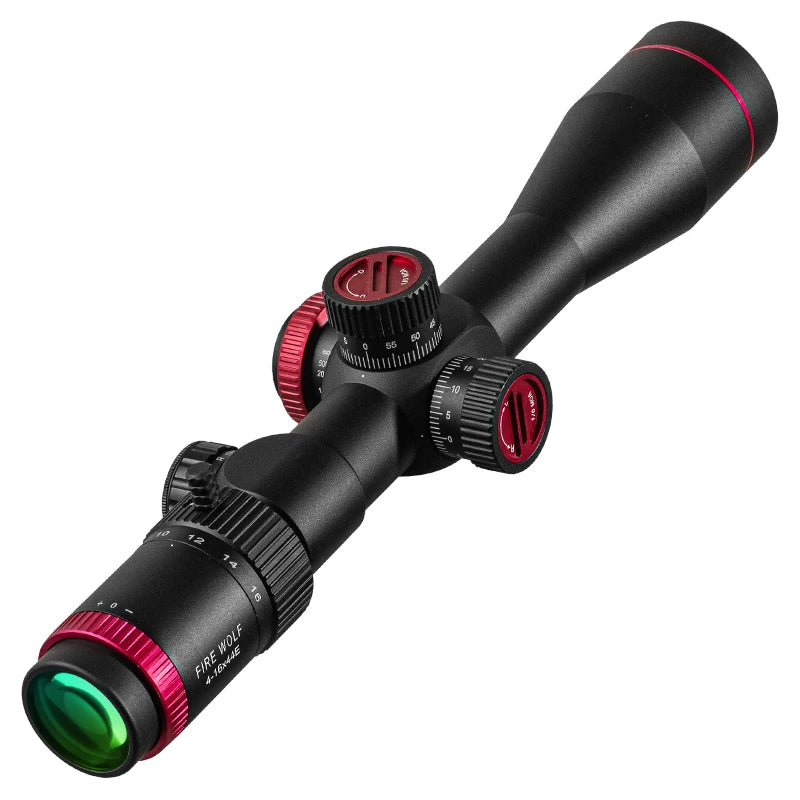 4-16X44 Scope Red Green Hunting Optical Sight Sniper Riflescope