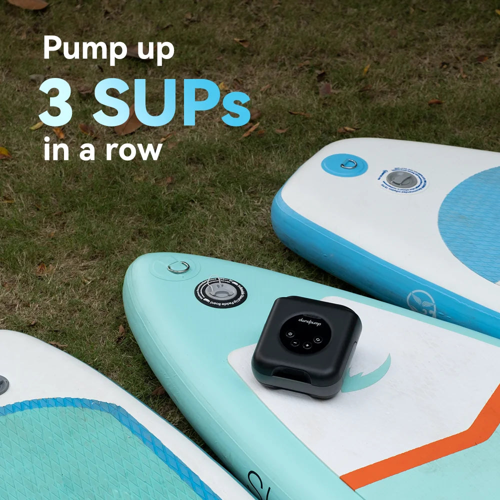 Rechargeable SUP Pump 20PSI High Pressure Air Pump for Paddle Board, Kayaks, Mattress