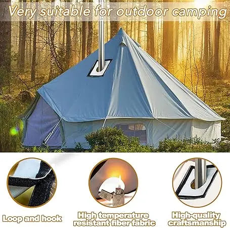 XMSJ Outdoor Portable Wood Burning Stove For Tent Camping