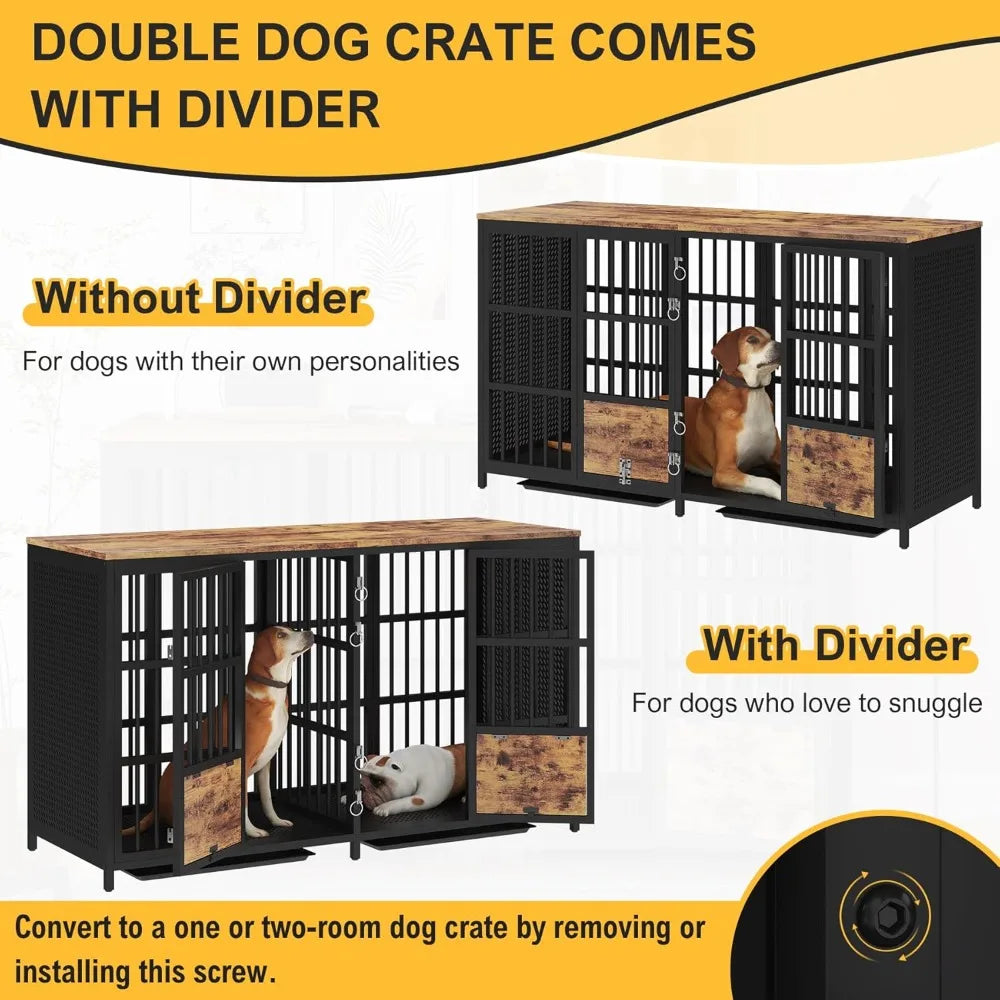 Extra Large Kennel Furniture63Lx24Wx37H