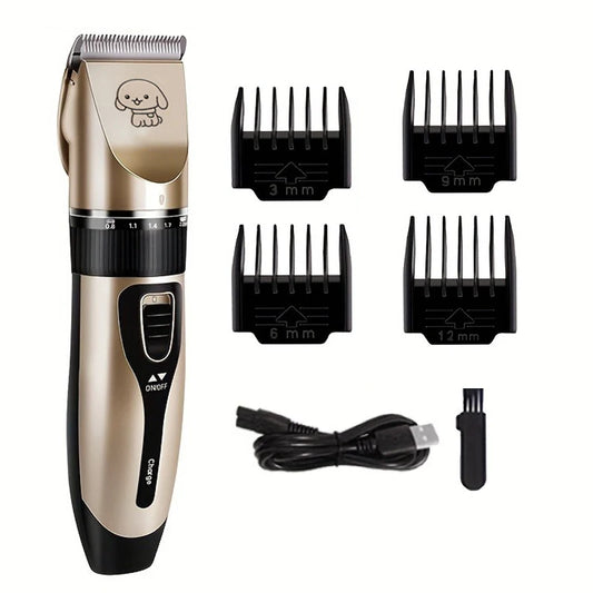 Pet Hair Trimmer Kit Electric Precision Clippers Ideal for Dogs and Cats