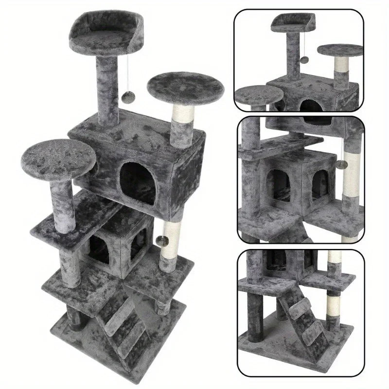55" Cat Tree Tower Activity Center
