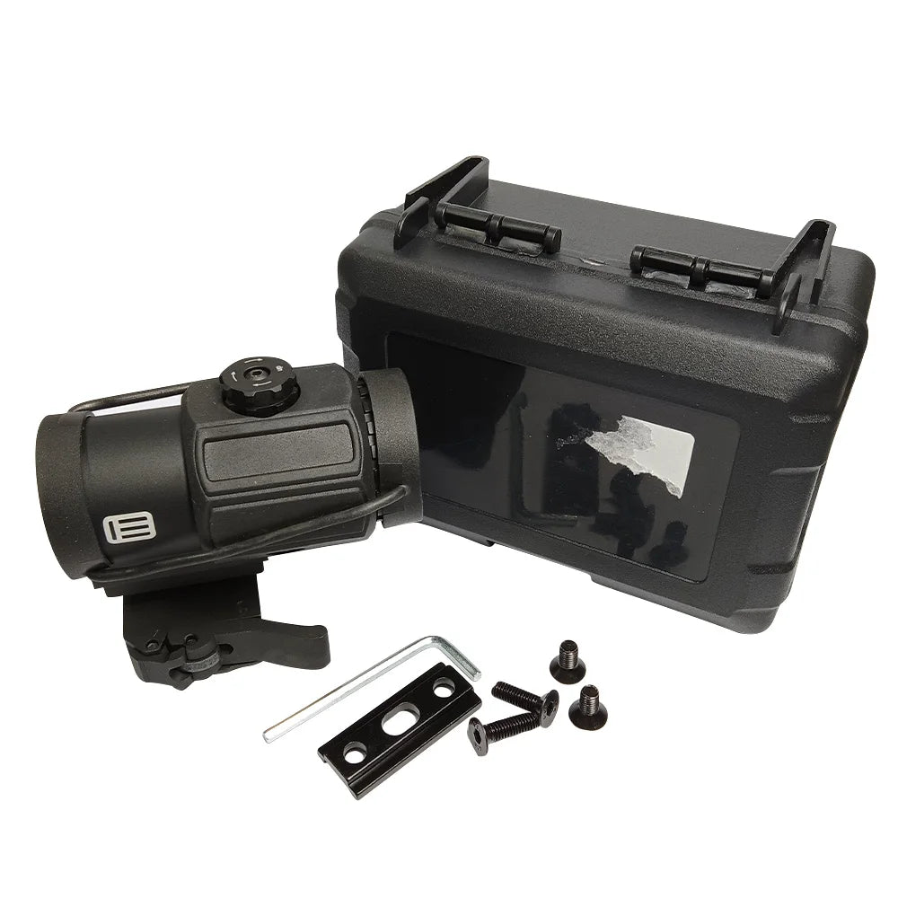 Tactica Fixed 3X 5X Magnification with Switch to Side Quick Detachable QD Mount