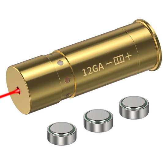 12GA Cartridge Red Dot Laser Boresighter