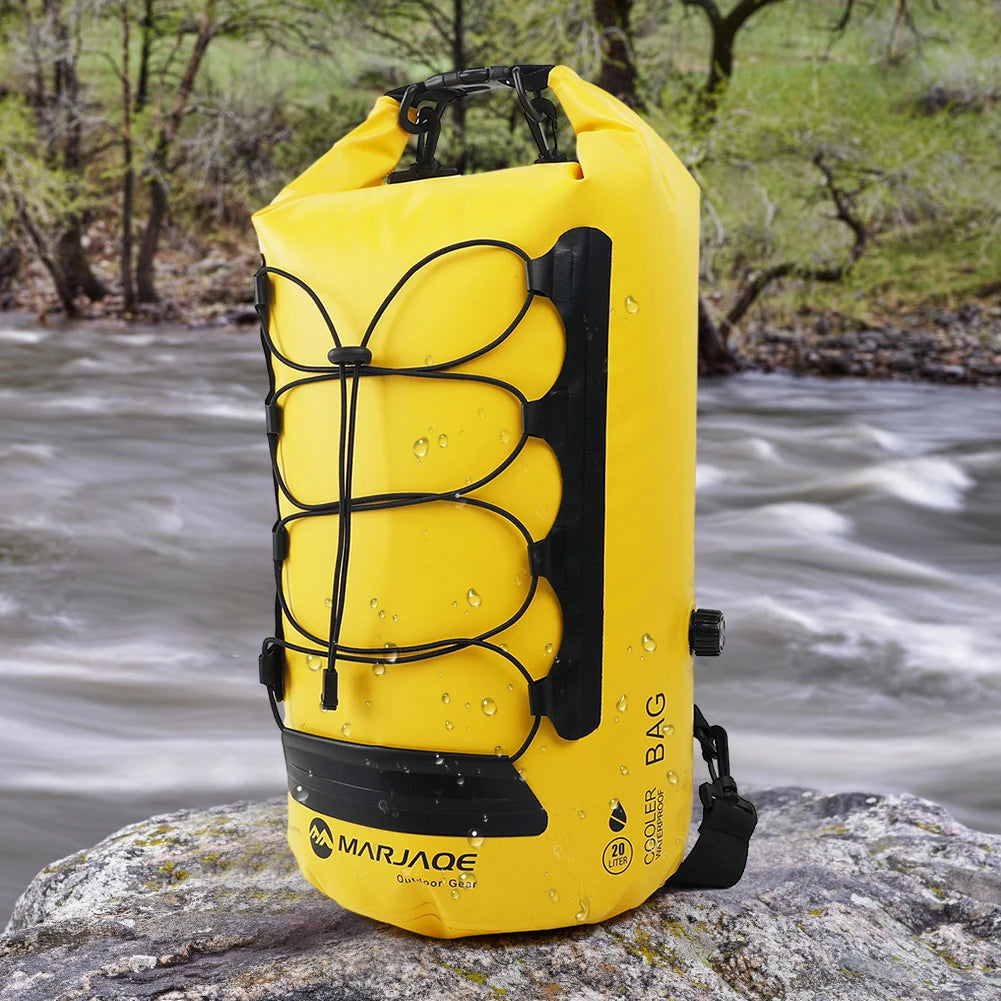 20L Outdoor Storage Backpack Dry Wet Separation Roll