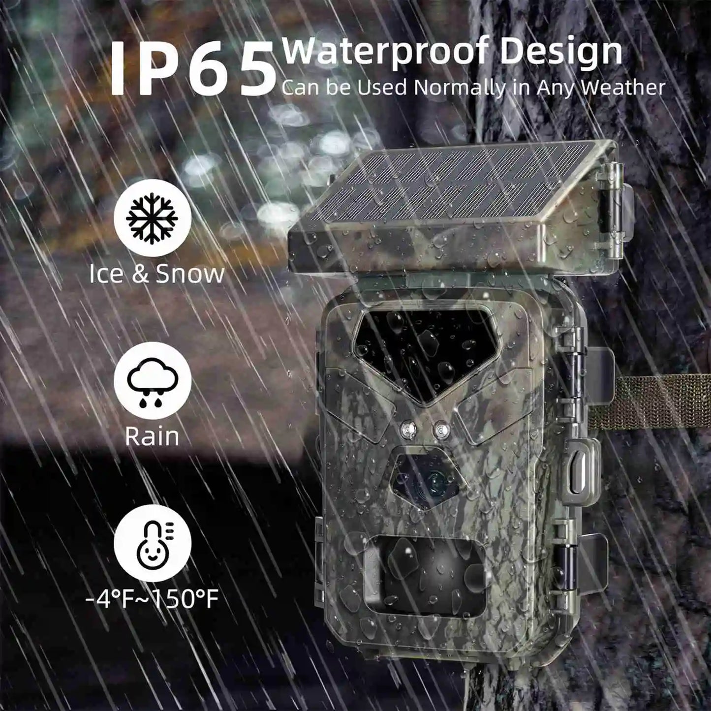 New Hunting Game Camera 20MP/1080P Hunting Camera 0.3s Trigger Speed Night Vision