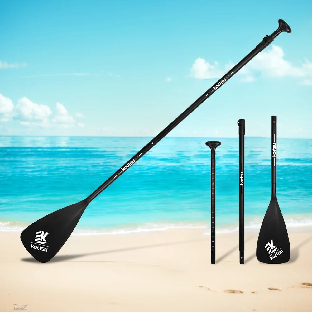 3-Piece Kayak Boat Paddle Adjustable Length Stand Up Paddle