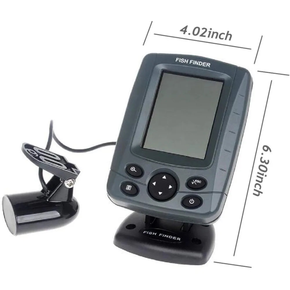 High-Concerned Dual Screen LCD Boat Fish Finder 200KHz 83KHz