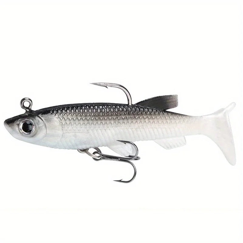 5Pcs Realistic Soft Bait-8Cm Realistic for Freshwater and Salty Fishing