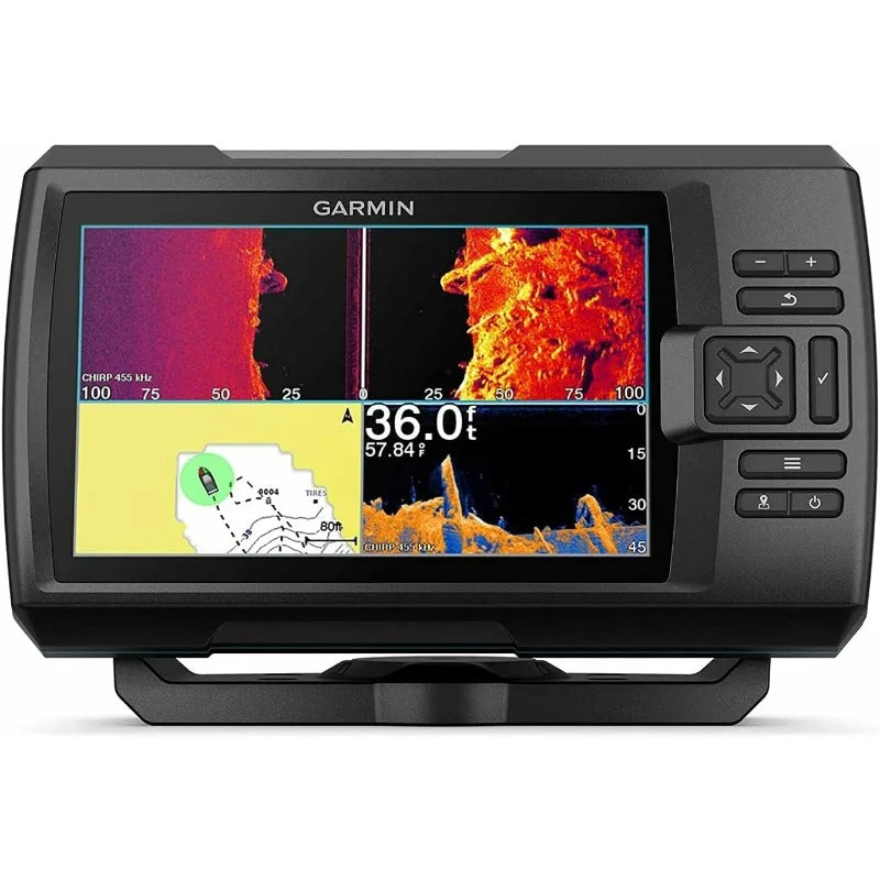 Garmin 7-inch Color Fishfinder and Sonar Transducer,