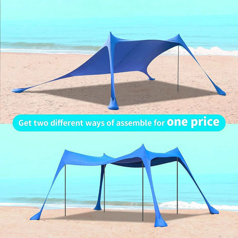 Outdoor Lawn and Beach Canopy Tent Camping Fishing Tent