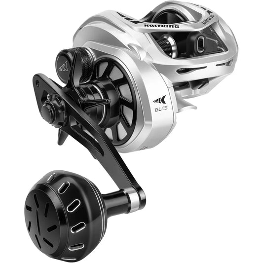 High capacity cast bait reel,graphite frame,35 LBS. Resistance