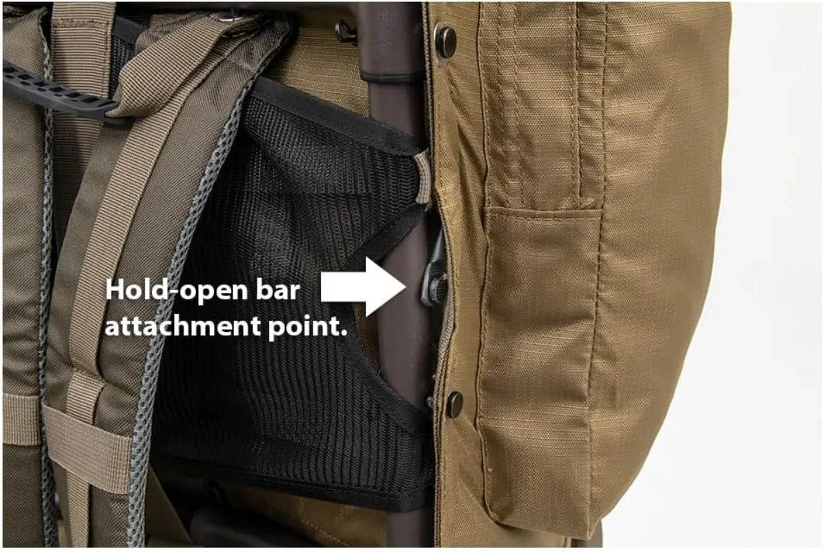 YTYIN Dual-Function Hunting Backpack With Freighter Frame Rifle Holder