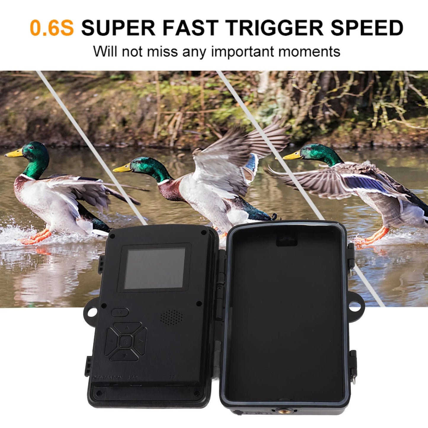 1080P Hunting Camera 2.0in LCD 16MP Infrared Night