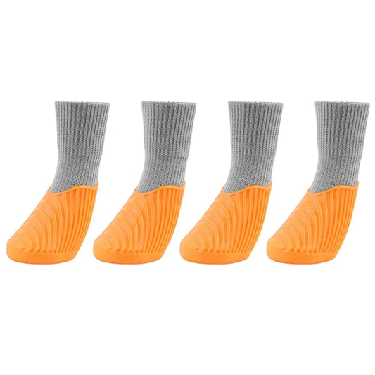 4PCS Dog Shoes Waterproof Fall Winter Paw Protector