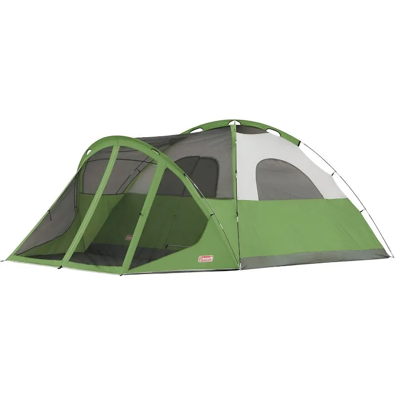 Coleman Screened Camping Tent, 6/8 Person Carry Bag