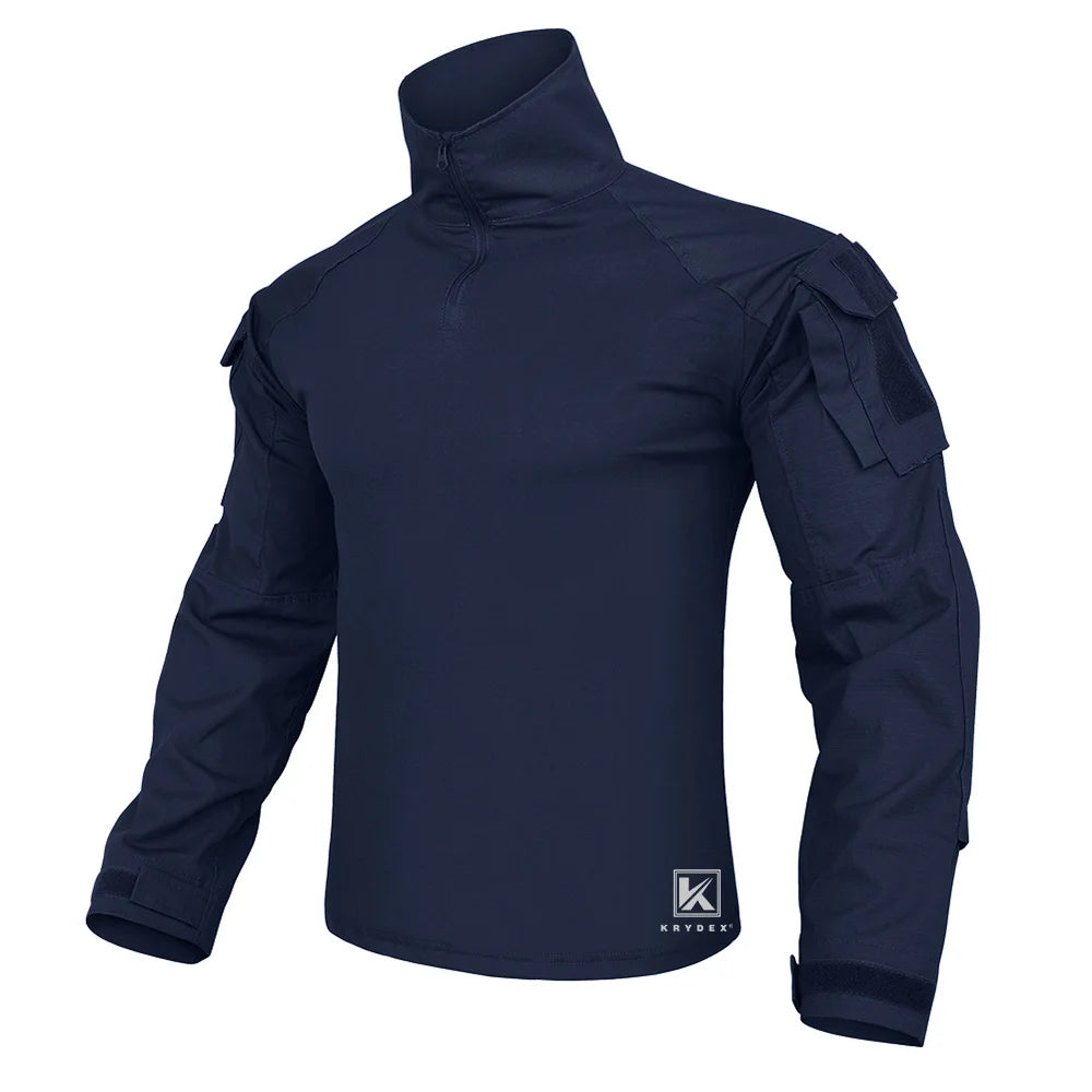 Combat Shirt with Elbow Pads For Hunting Outdoor Tops