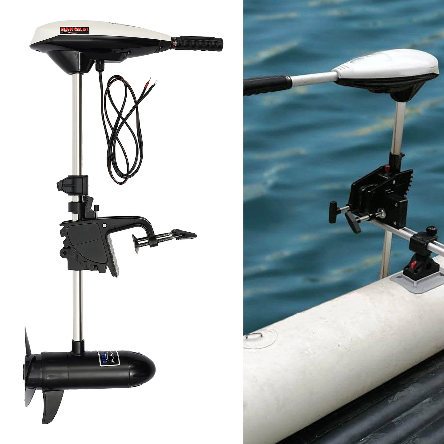 Electric Outboard Trolling Motor for Fast Water Adventures