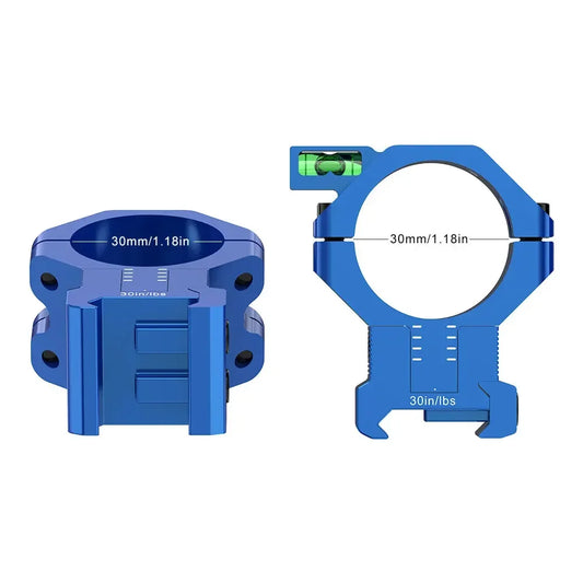 WestHunter Advanced Elevation Adjust Bubble Level Rings for 34mm 30mm Tube