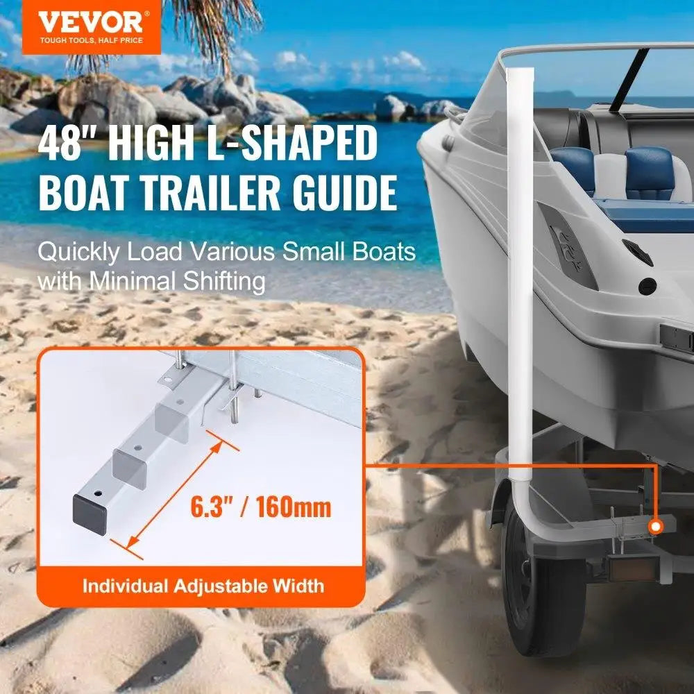 for marine Trailer Guide Set, 48`` Flexibly Adjustable Poles