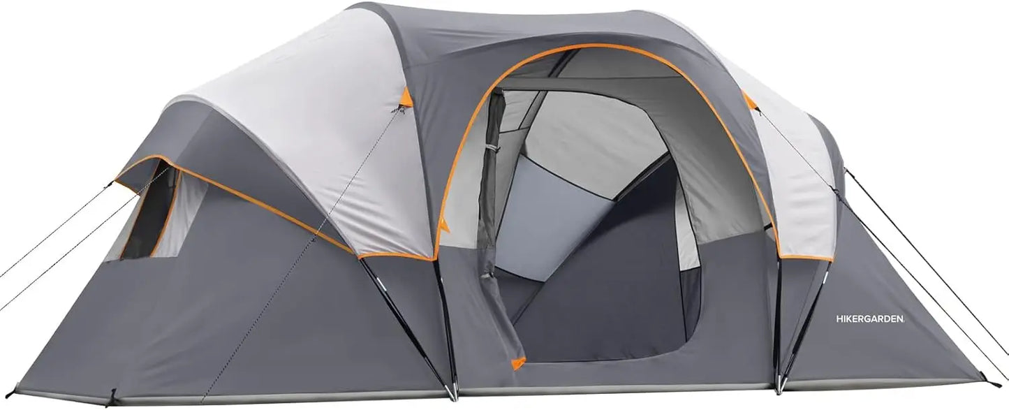 10 Person Camping Tent - Portable Easy Set Up Family Tent