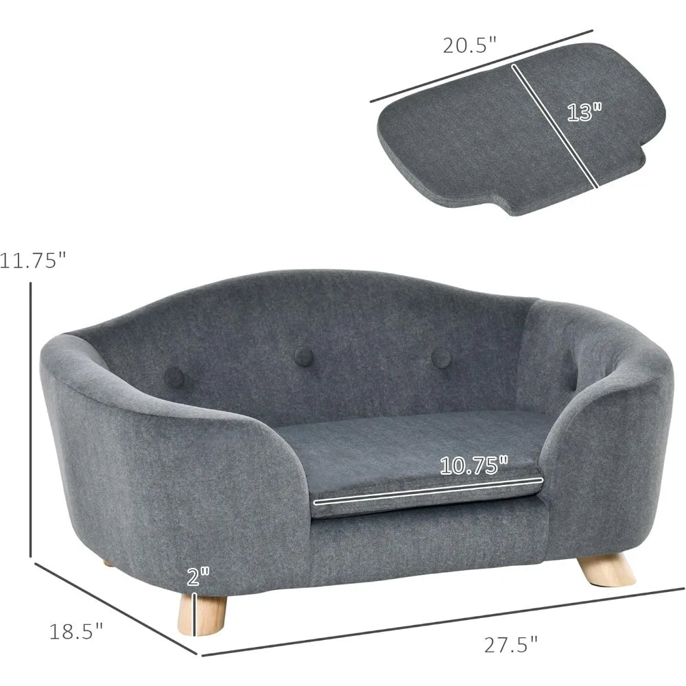 Dog Bed for Couch, Pet Dog Sofa Bed for Miniature Dogs