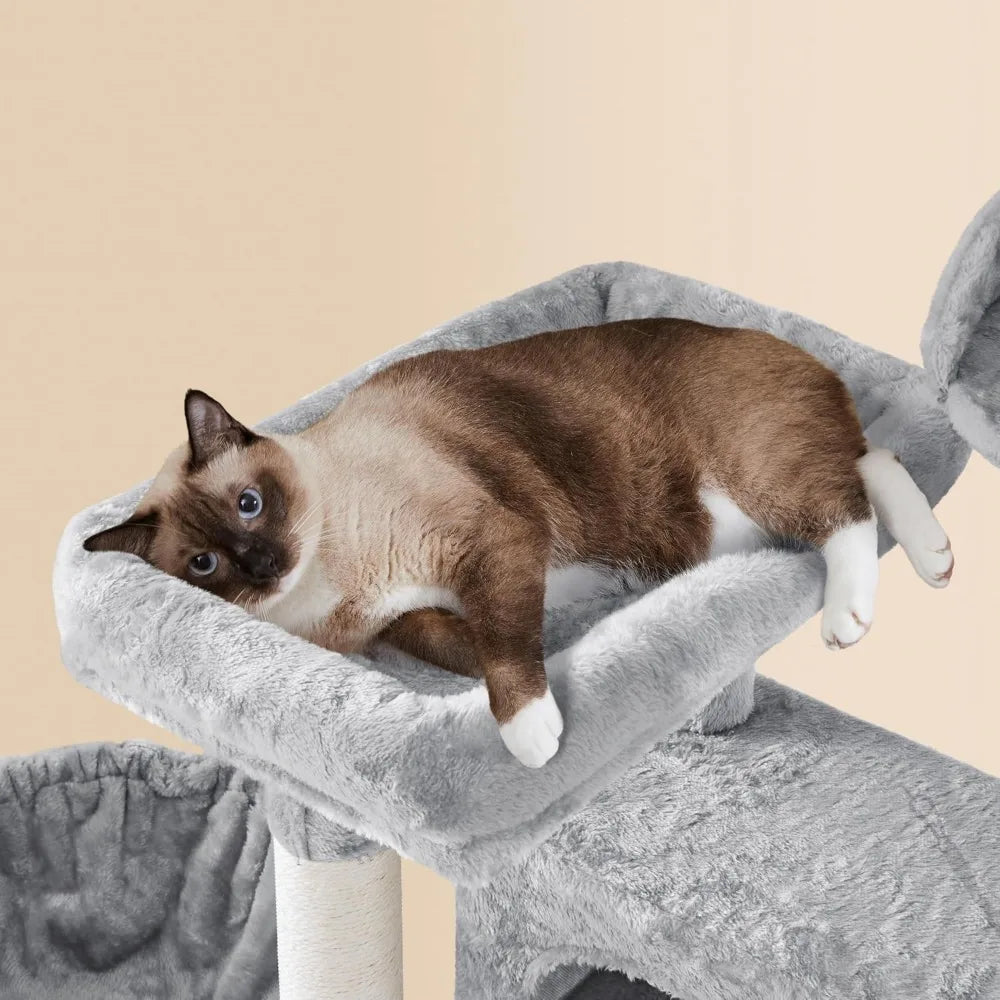 Cat Tree Tower for Indoor Cats Multi-Level Activity Center