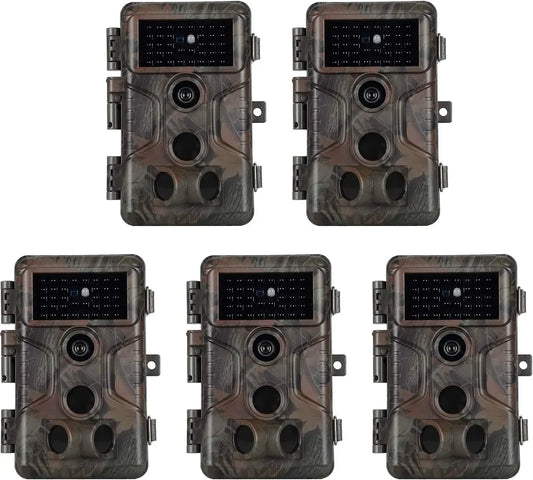 5-Pack Game & Trail Camera  0.1S Trigger Time No Glow 100ft Night Vision